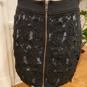 Heart Loom zippered skirt Junior M